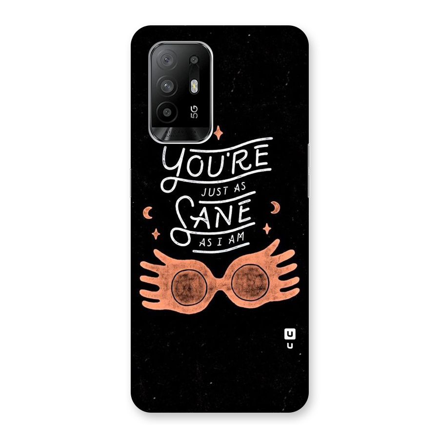 Sane As I Back Case for Oppo F19 Pro Plus 5G
