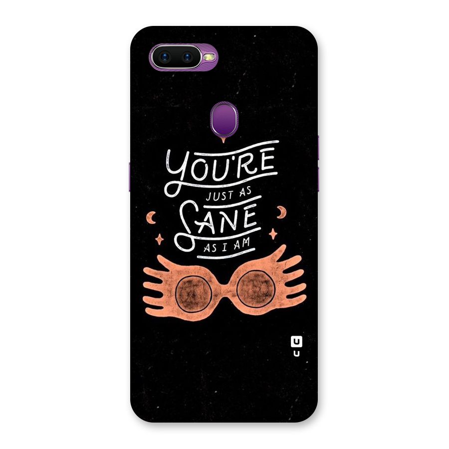 Sane As I Back Case for Oppo F9