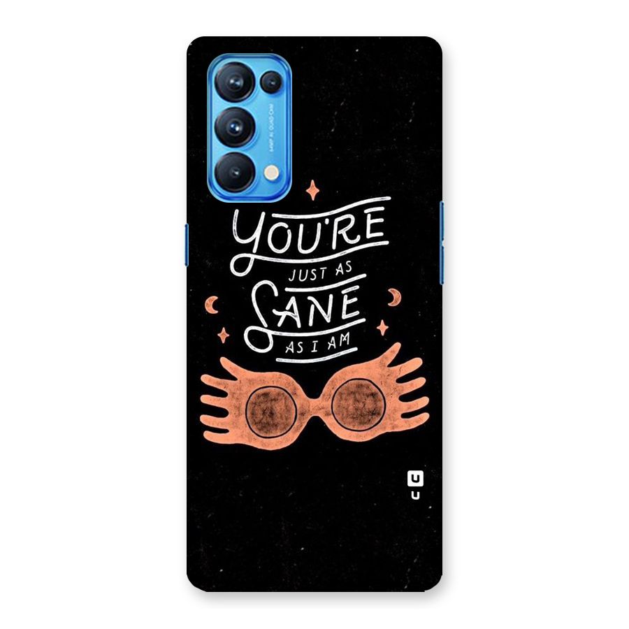 Sane As I Back Case for Oppo Reno5 Pro 5G