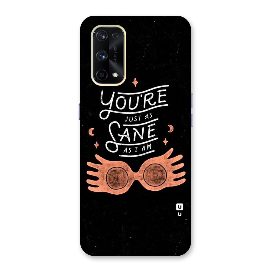 Sane As I Glass Back Case for Realme X7 Pro