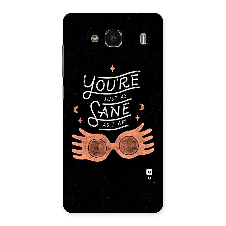 Sane As I Back Case for Redmi 2