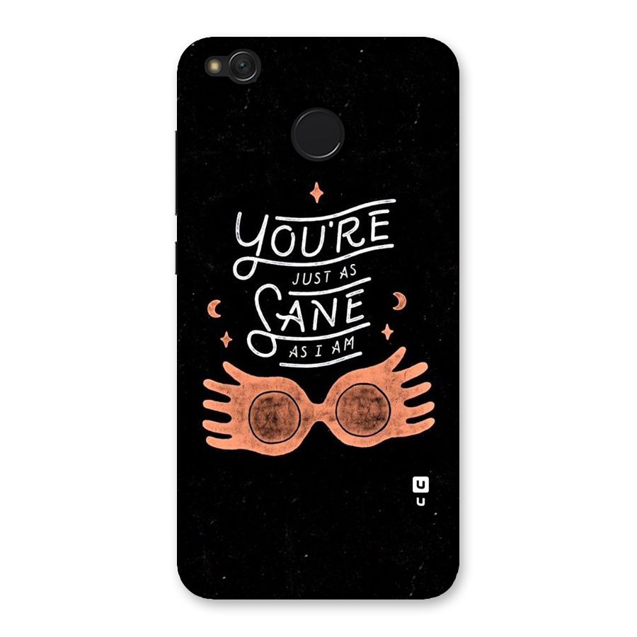 Sane As I Back Case for Redmi 4