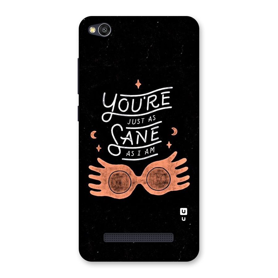 Sane As I Back Case for Redmi 4A