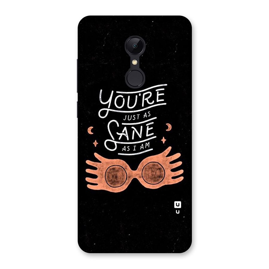 Sane As I Back Case for Redmi 5