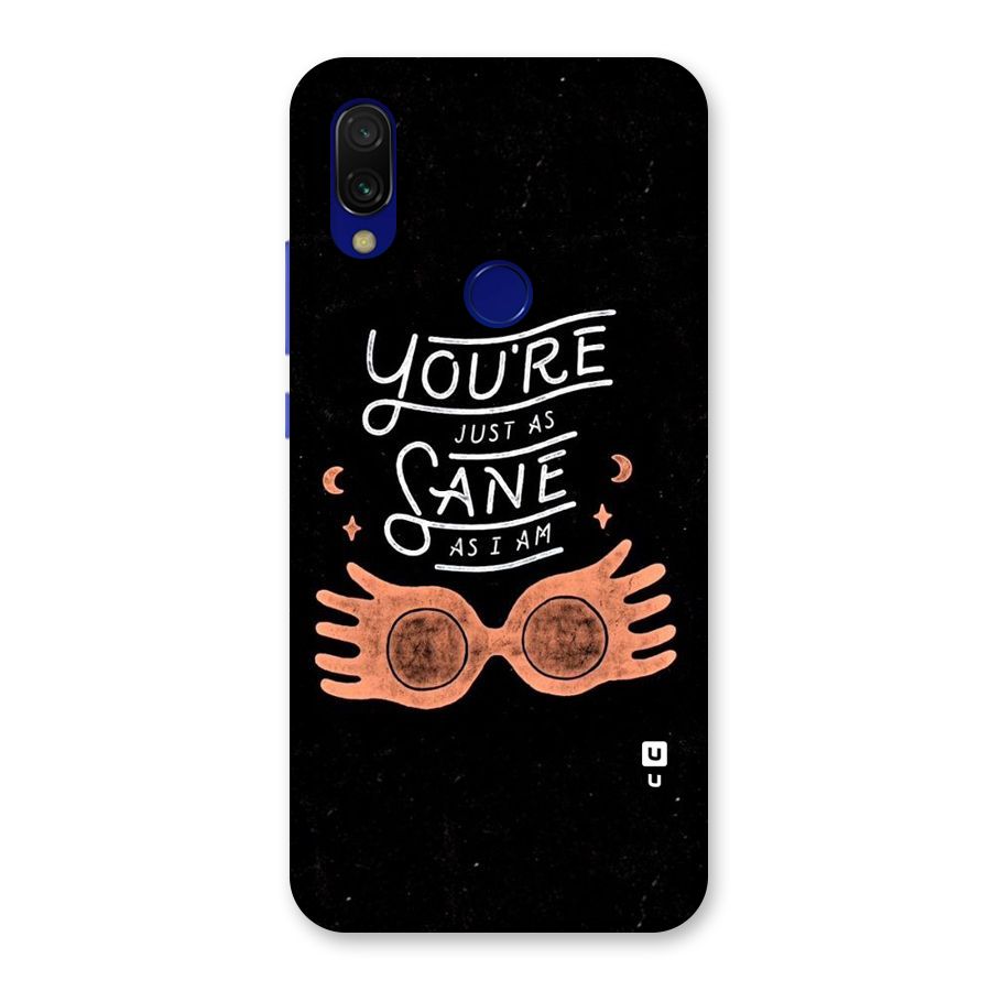Sane As I Back Case for Redmi 7