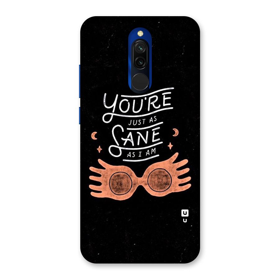 Sane As I Back Case for Redmi 8