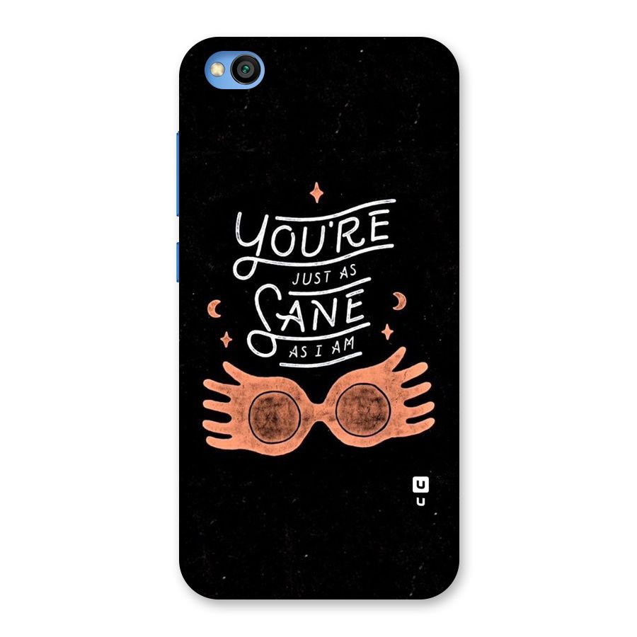 Sane As I Back Case for Redmi Go