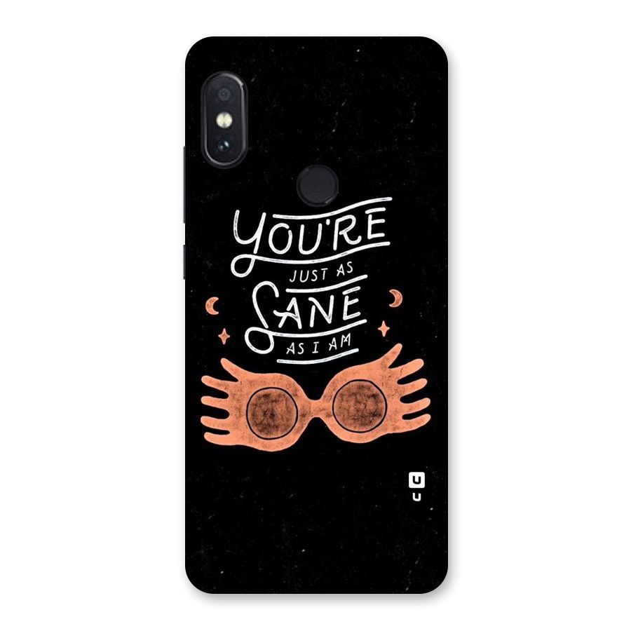 Sane As I Back Case for Redmi Note 5 Pro