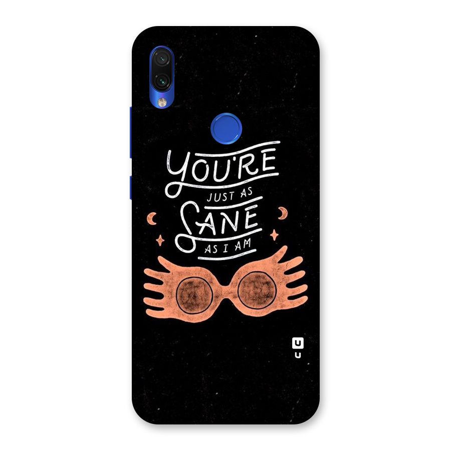 Sane As I Back Case for Redmi Note 7S
