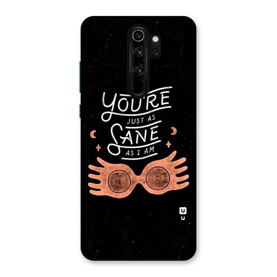 Sane As I Back Case for Redmi Note 8 Pro
