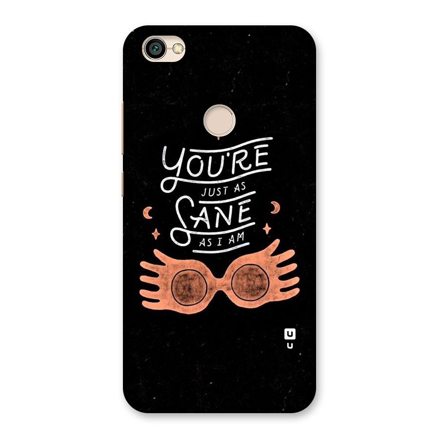 Sane As I Back Case for Redmi Y1 2017