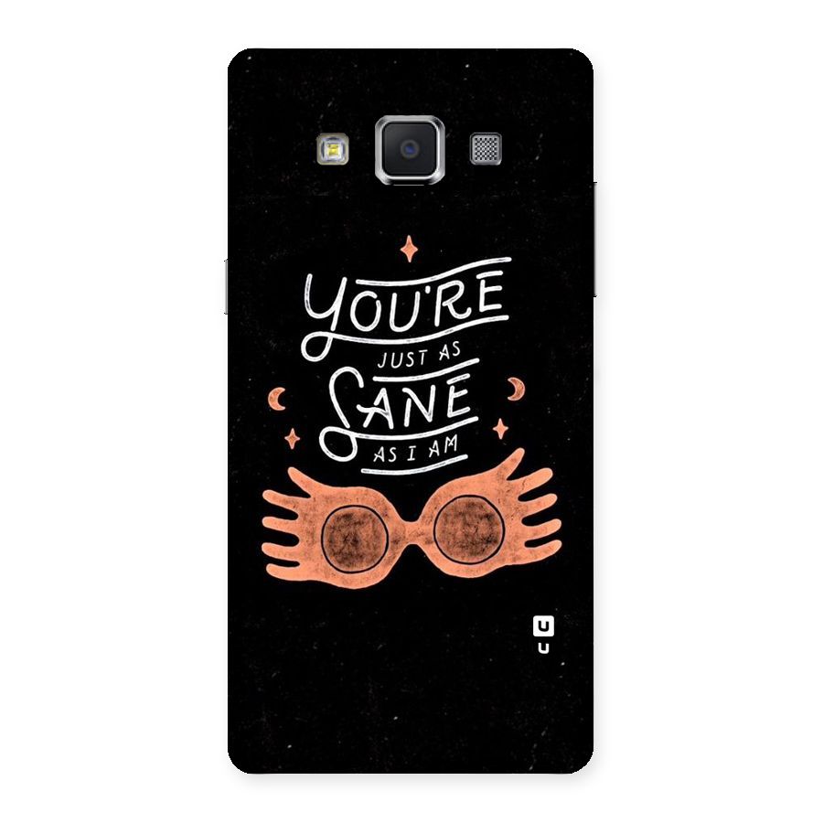 Sane As I Back Case for Samsung Galaxy A5