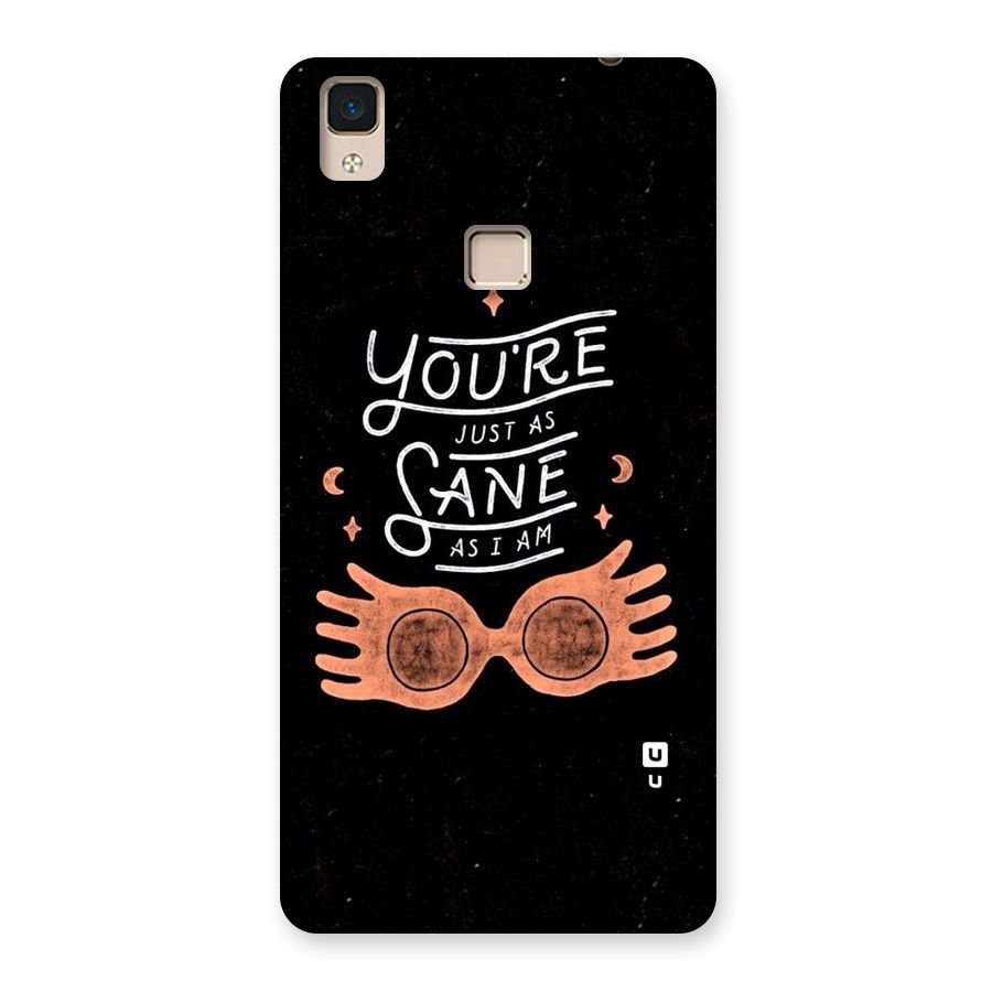 Sane As I Back Case for V3 Max