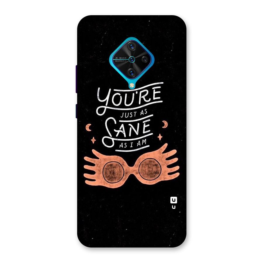 Sane As I Back Case for Vivo S1 Pro