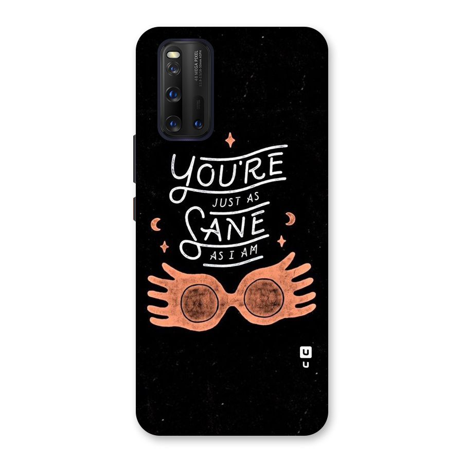 Sane As I Back Case for Vivo iQOO 3