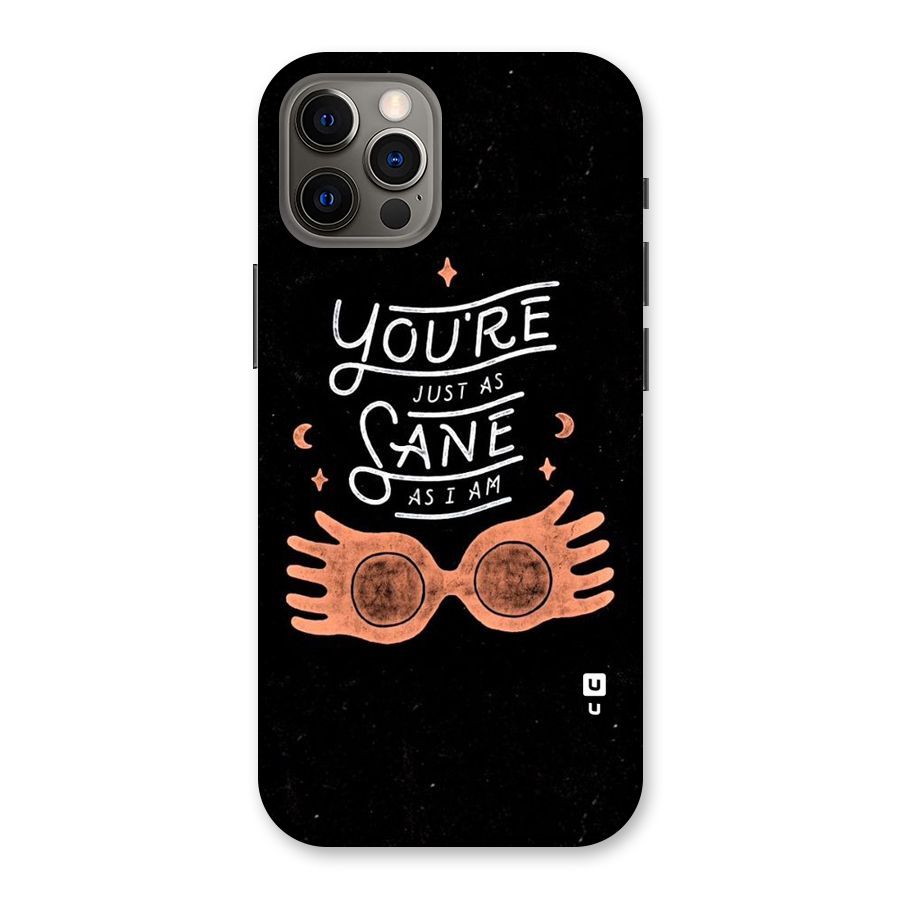 Sane As I Back Case for iPhone 12 Pro