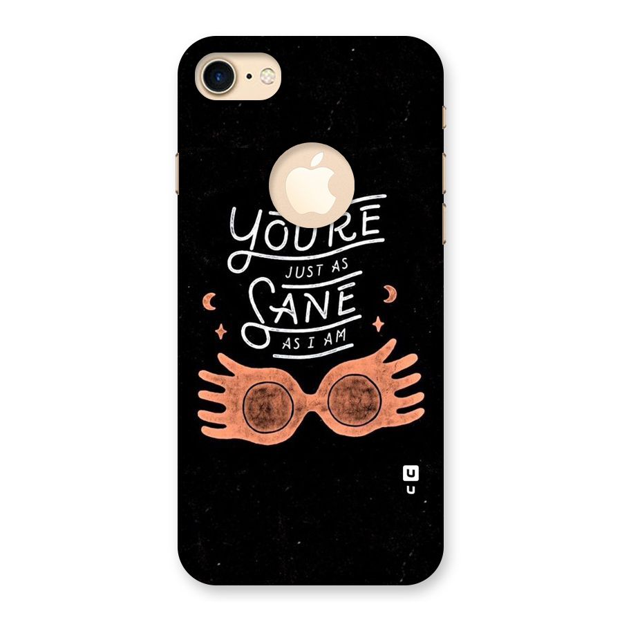 Sane As I Back Case for iPhone 7 Logo Cut
