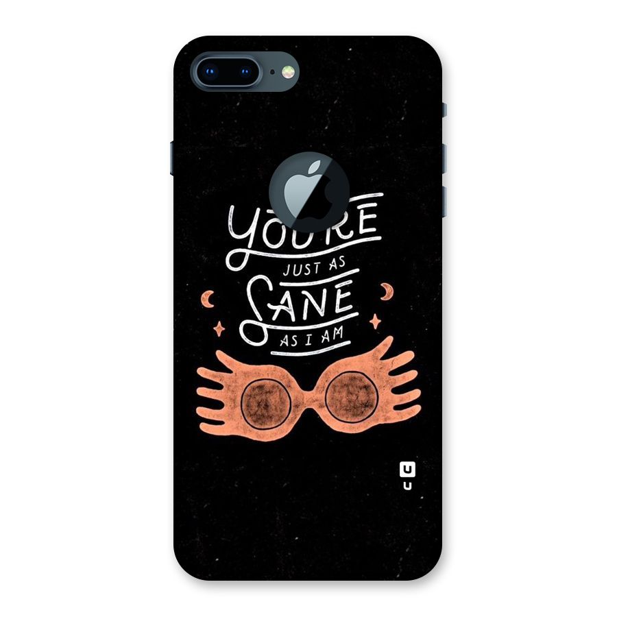 Sane As I Back Case for iPhone 7 Plus Logo Cut