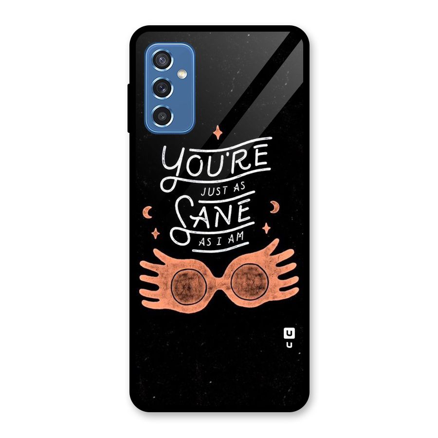 Sane As I Glass Back Case for Galaxy M52 5G