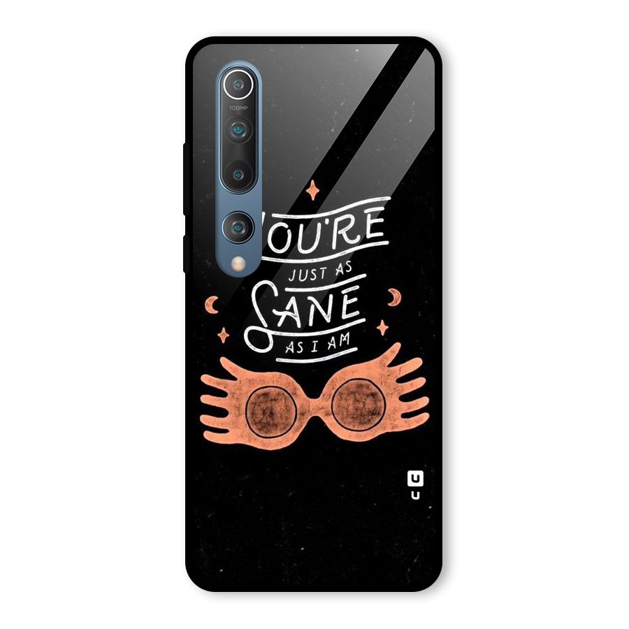 Sane As I Glass Back Case for Mi 10
