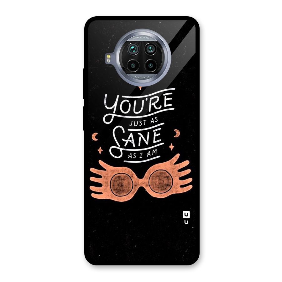 Sane As I Glass Back Case for Mi 10i