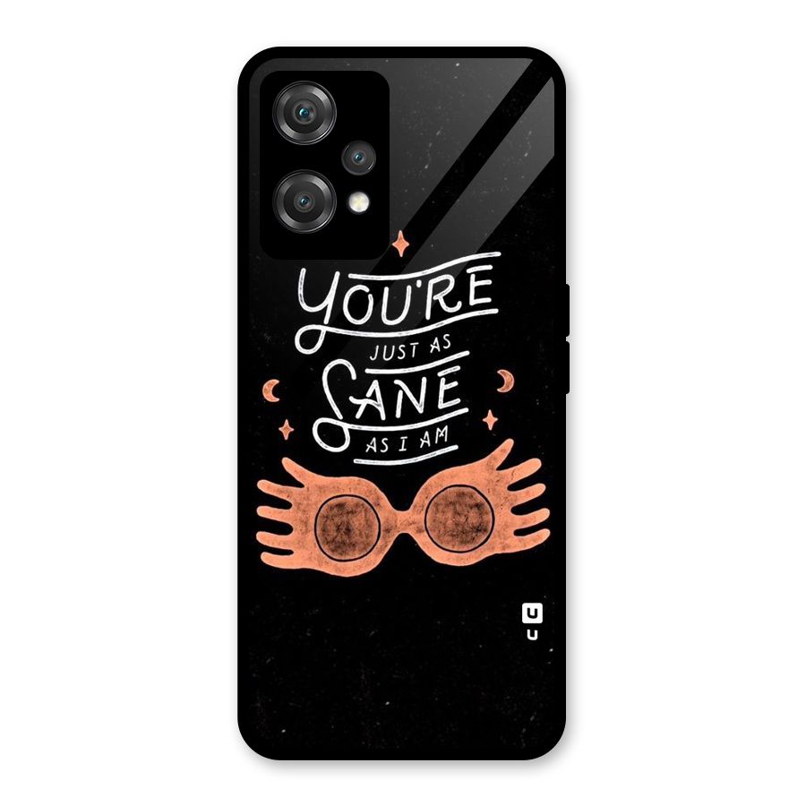 Sane As I Glass Back Case for OnePlus Nord CE 2 Lite 5G