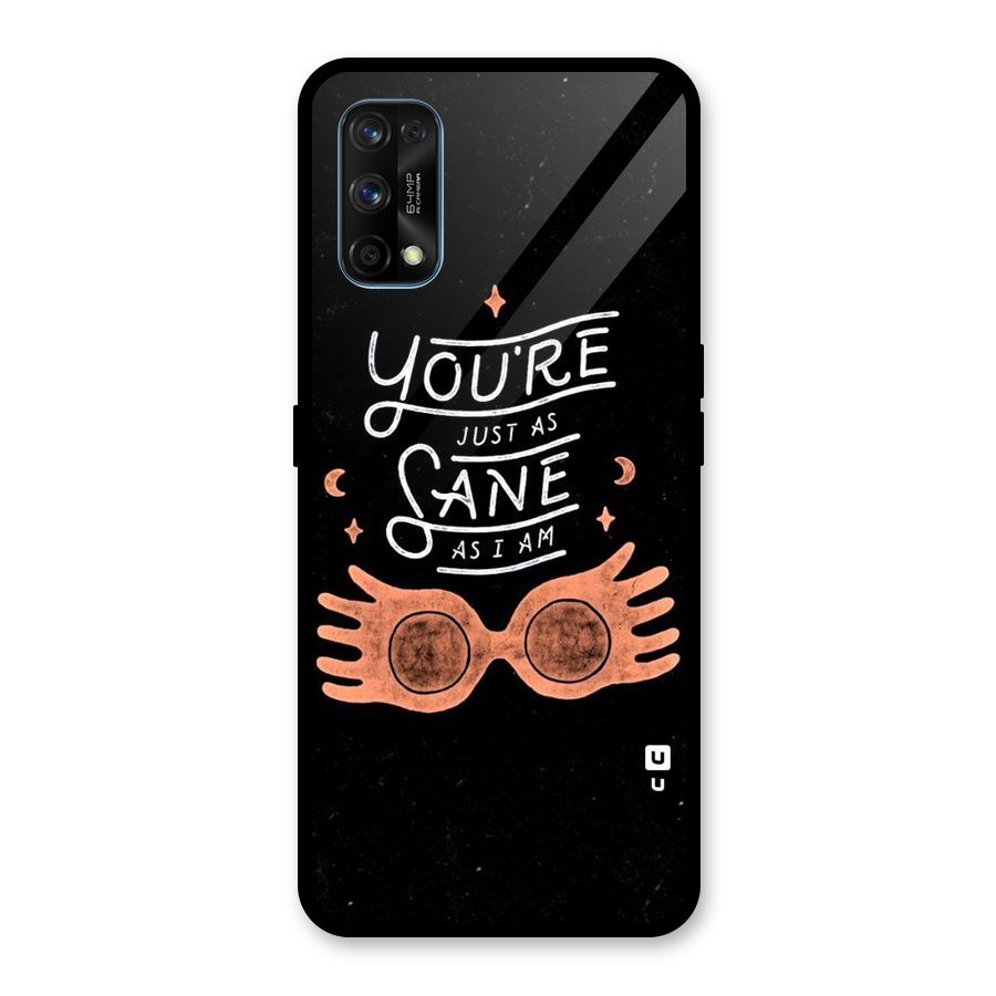 Sane As I Glass Back Case for Realme 7 Pro