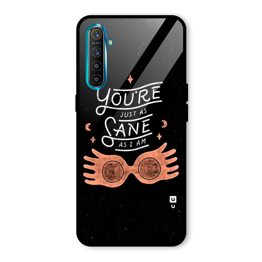 Sane As I Glass Back Case for Realme X2