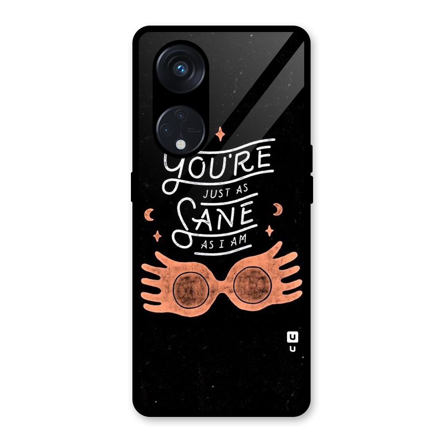 Sane As I Glass Back Case for Reno8 T 5G