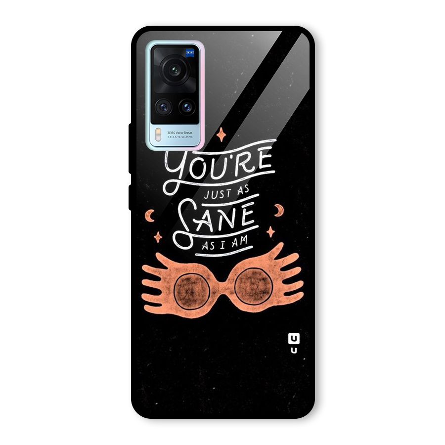 Sane As I Glass Back Case for Vivo X60