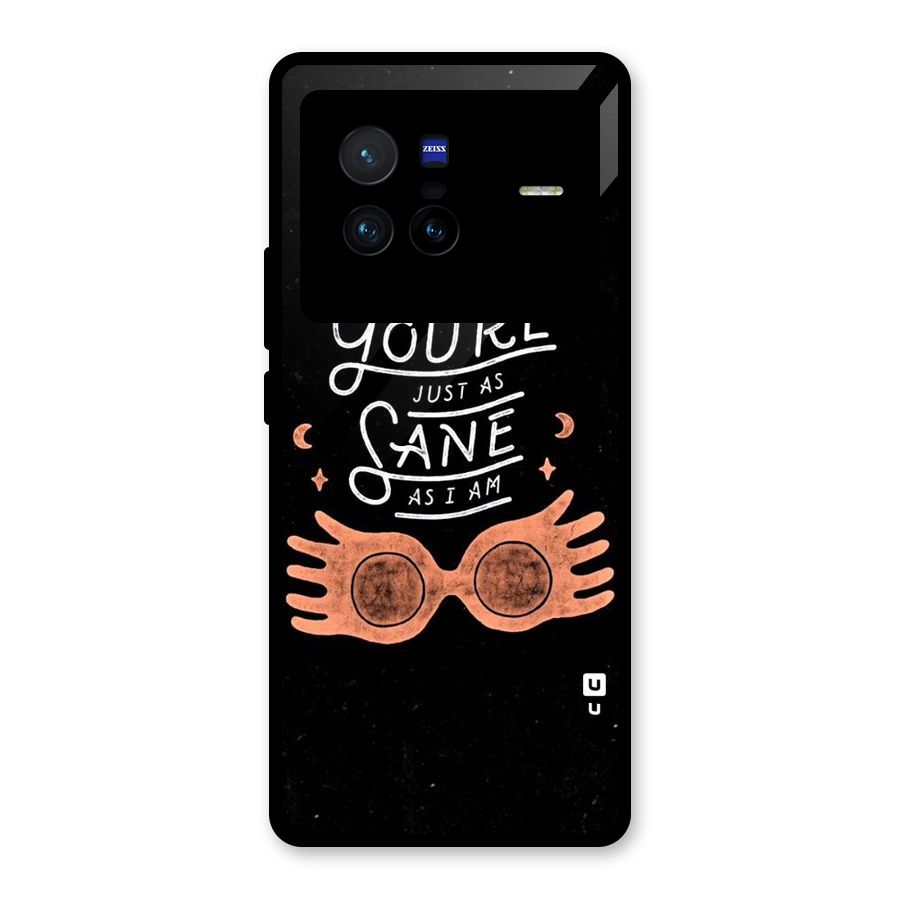 Sane As I Glass Back Case for Vivo X80