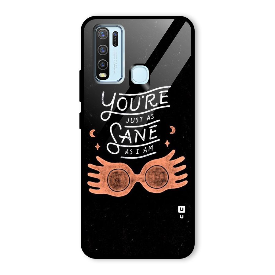 Sane As I Glass Back Case for Vivo Y50