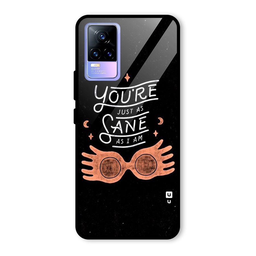 Sane As I Glass Back Case for Vivo Y73