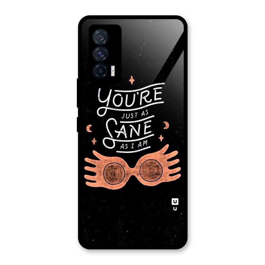 Sane As I Glass Back Case for Vivo iQOO 7 5G