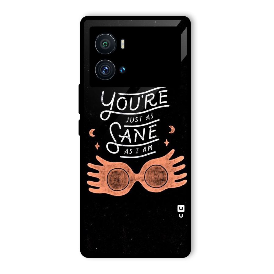 Sane As I Glass Back Case for Vivo iQOO 9 Pro