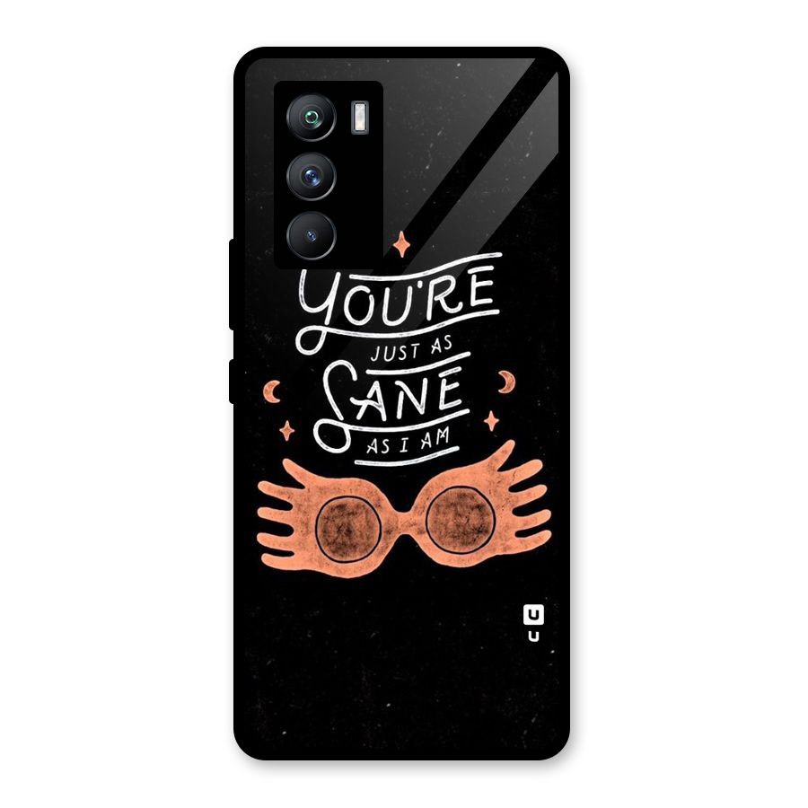 Sane As I Glass Back Case for Vivo iQOO 9 SE