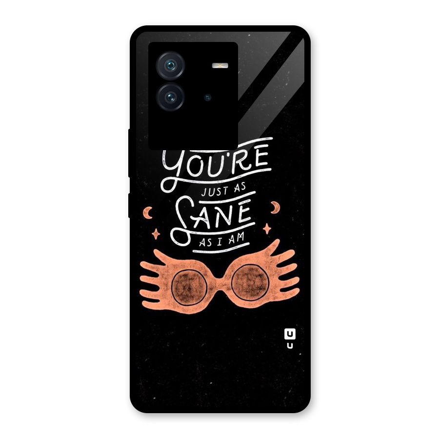 Sane As I Glass Back Case for Vivo iQOO Neo 6 5G