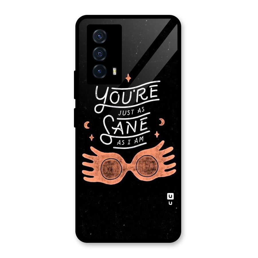 Sane As I Glass Back Case for Vivo iQOO Z5