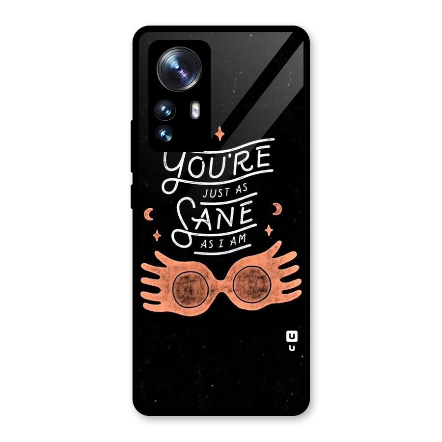 Sane As I Glass Back Case for Xiaomi 12 Pro