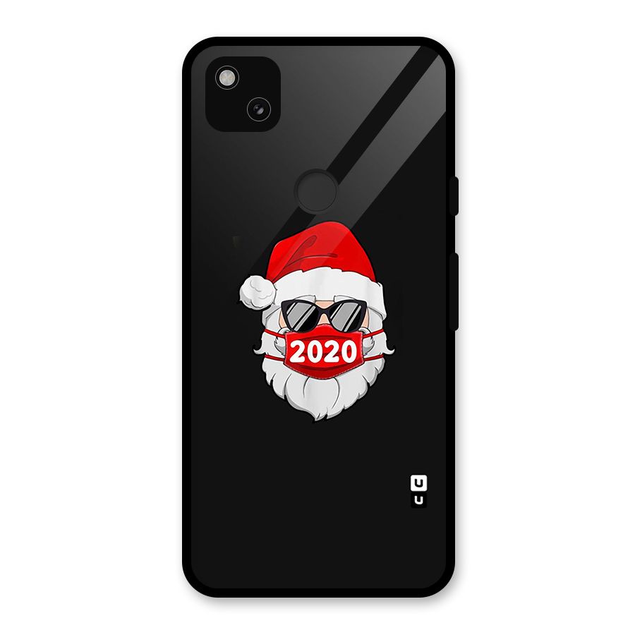 Santa 2020 Glass Back Case for Google Pixel 4a