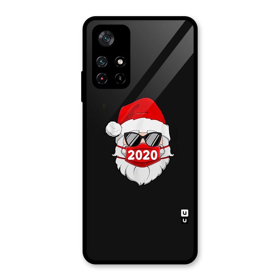 Santa 2020 Glass Back Case for Poco M4 Pro 5G
