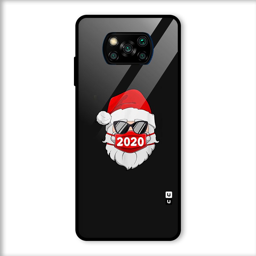 Santa 2020 Glass Back Case for Poco X3
