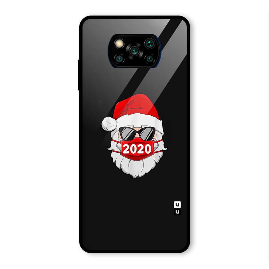 Santa 2020 Glass Back Case for Poco X3 Pro