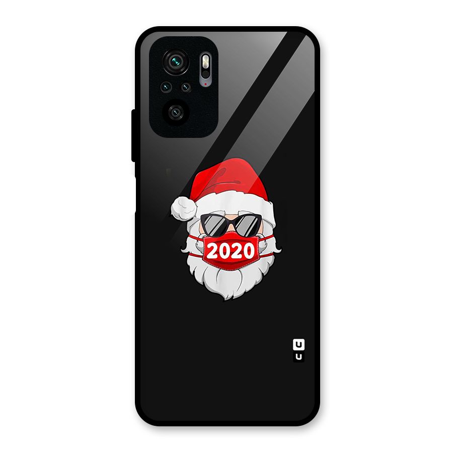 Santa 2020 Glass Back Case for Redmi Note 10S