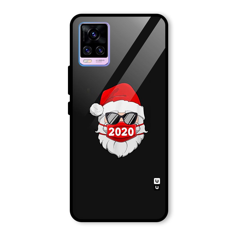 Santa 2020 Glass Back Case for Vivo V20 Pro