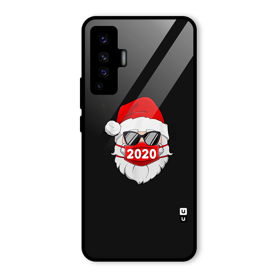 Santa 2020 Glass Back Case for Vivo X50