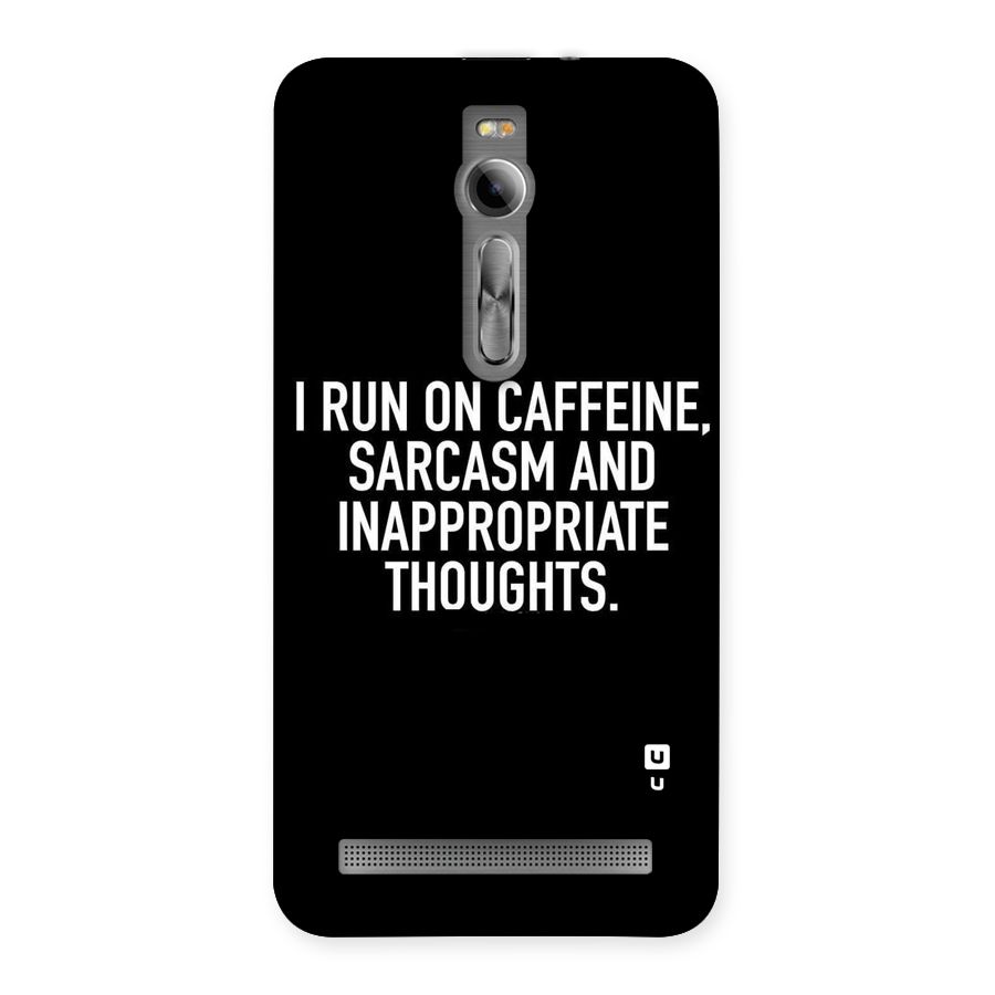 Sarcasm And Caffeine Back Case for Asus Zenfone 2