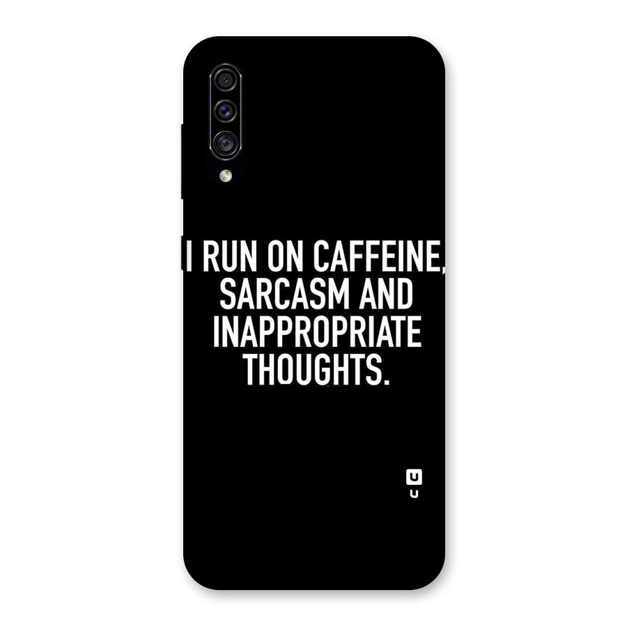 Sarcasm And Caffeine Back Case for Galaxy A30s