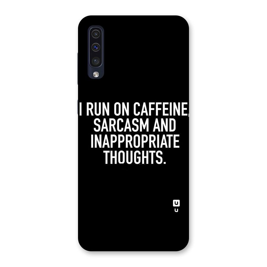 Sarcasm And Caffeine Back Case for Galaxy A50s