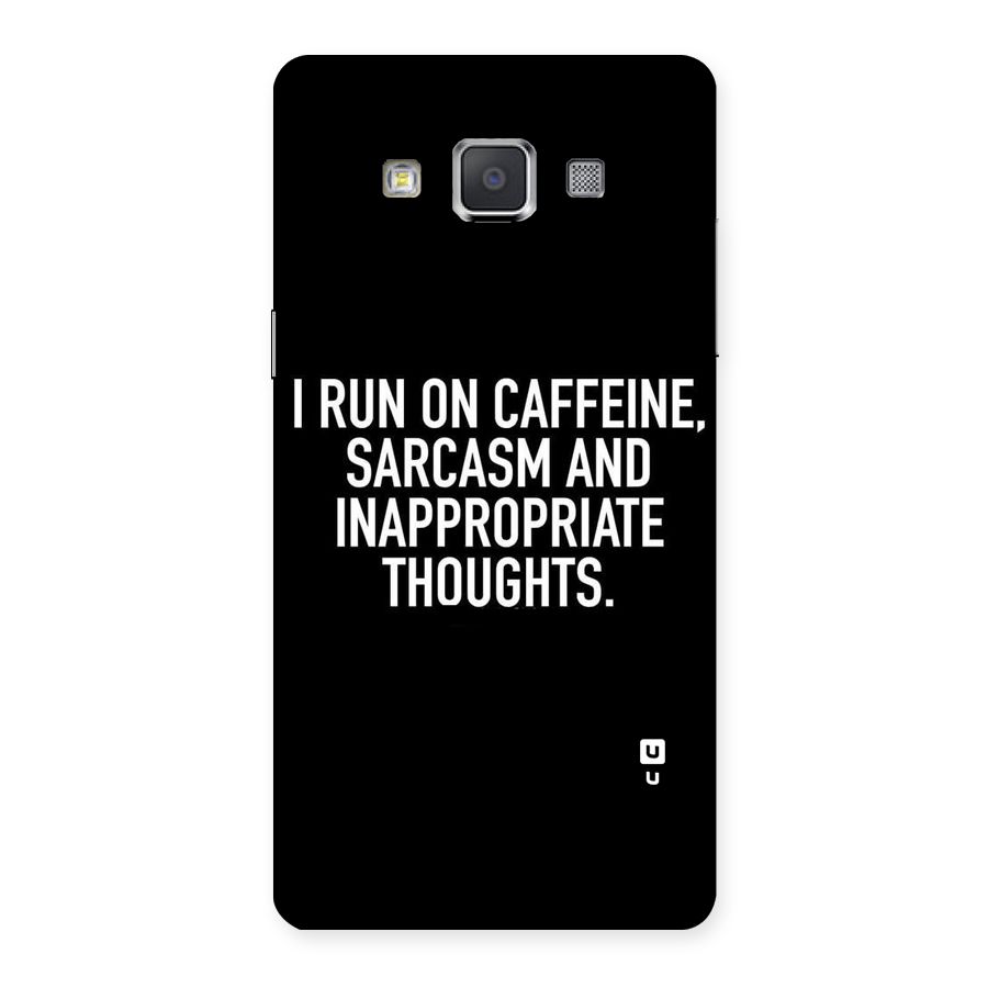 Sarcasm And Caffeine Back Case for Galaxy Grand Max